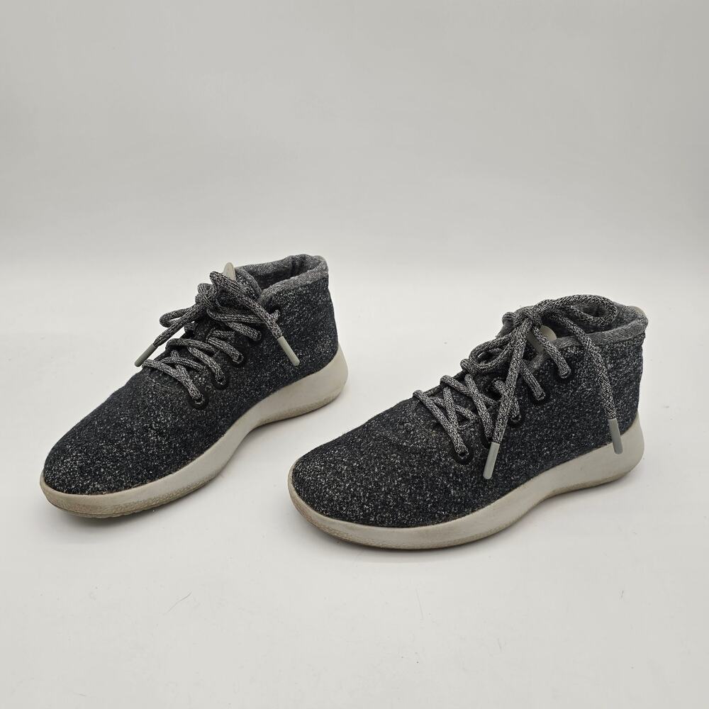 Allbirds Shoes Womens 7 Gray Mizzle High Top Wool Runners 119 NV1 All Birds